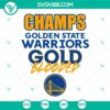 Golden State Warriors SVG logo in gold, Gold Blooded SVG design. Ideal for sports fans, Golden State supporters.