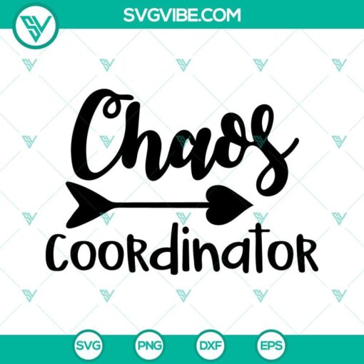 chaos coordinator svg bundle heart svg mom svg funny svg teacher svg png dxf eps 10 mockup