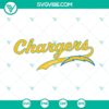 Los Angeles Chargers logo SVG design for Cricut, including PNG and DXF file formats. EPS file included.