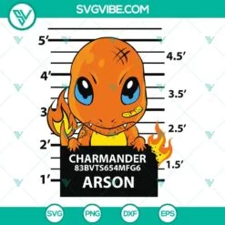 Anime, SVG Files, Charmander Akatsuki SVG File, Pokemon SVG Download, Naruto 3