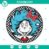 Checkered Little Miss Thing SVG File featuring Thing Girl and Teacher design elements by Dr. Perfect for DIY crafts and projects.