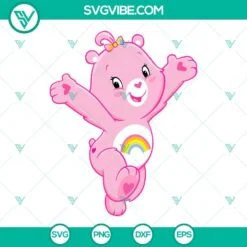 Cartoons, SVG Files, Cheer Bear Care Bear SVG File DXF EPS PNG Cricut 2