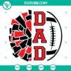 Cheer dad and pom poms SVG file for download, perfect for cheerleader dads. Great for crafts and DIY projects.