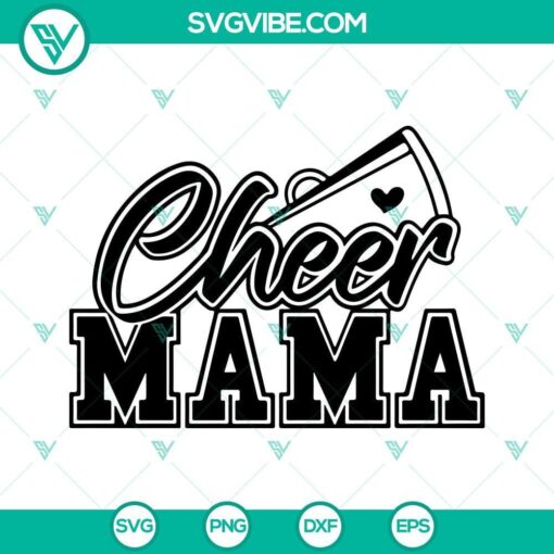 cheer mama svg megaphone svg cheer mom svg football mom svg 8 mockup