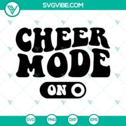 Football, Sports, SVG Files, Cheer Mode On SVG Image, Cheerleader SVG File, 3