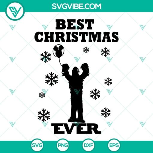 chewie chewbacca star wars christmas svg best christmas ever svg png dxf eps cut files 10 mockup