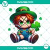 Chibi Baby Chucky PNG Download showcasing cute horror killer character, ideal for Halloween designs and fan art.