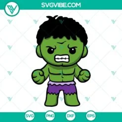 Movies, SVG Files, Chibi Hulk SVG Images, Hulk SVG Files, The Incredible Hulk 2