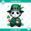 Chibi Michael Myers and horror character PNG images for St Patrick's Day download, cute and spooky illustrations.