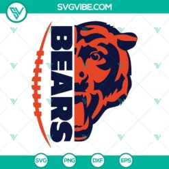 Football, Sports, SVG Files, Chicago Bears SVG File, Chicago Bears Layered SVG 10