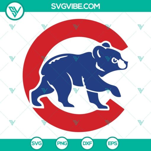 chicago cubs svg bundle baseball team chicago cubs svg cubs bear logo svg png eps dxf files 2 mockup