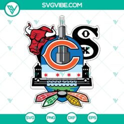 Football, Sports, SVG Files, Chicago Bears SVG File, Chicago Bears Layered SVG 3