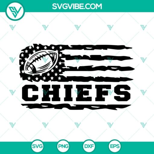 chiefs football usa flag svg kansas city chiefs svg nfl team svg png dxf eps 4 mockup