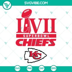 Football, Sports, SVG Files, Chiefs Super Bowl 2023 SVG File, Chiefs Football 2