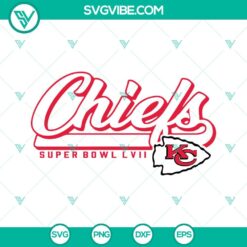 Football, Sports, SVG Files, Chiefs Super Bowl LVII SVG Images, Super Bowl 2023 2