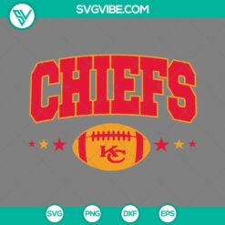 Football, Sports, SVG Files, Chiefs SVG Files, Kc Chiefs SVG Download, Kansas 17