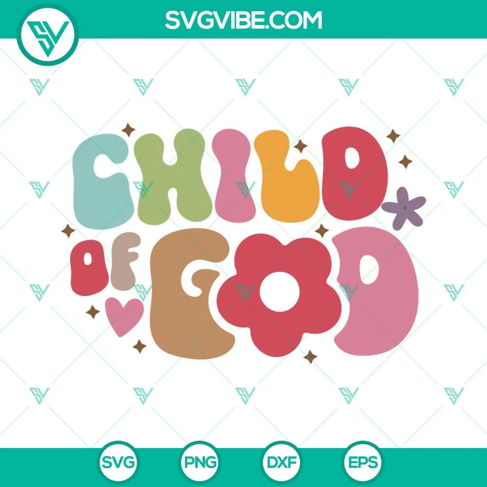 SVG Files, Trending, Child Of God SVG SVG File, Christian SVG Files, Jesus SVG 1