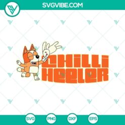 Chilli Heeler SVG Download, Bluey And Bingo Mom SVG Images PNG DXF EPS Digital