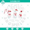 Chillin With My Snowmies SVG Download: Festive snowman Christmas SVG image in PNG and DXF formats.