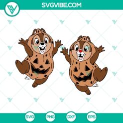 chip and dale halloween peanut costume svg funny disney halloween svg png dxf eps files 7 mockup