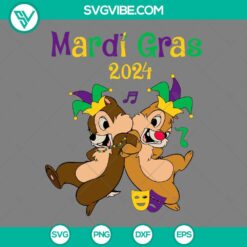 Disney, Mardi Gras, SVG Files, Mickey And Friends Mardi Gras 2024 SVG File PNG 4