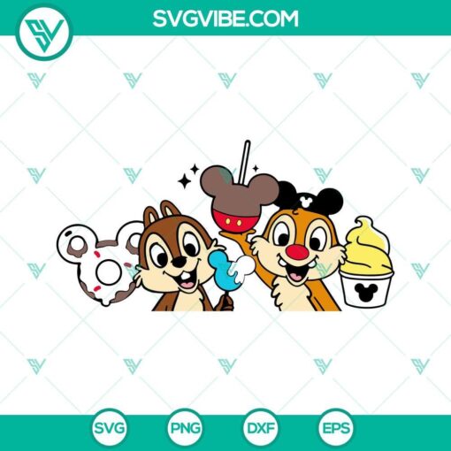 chip and dale svg disneyland snacks svg png dxf eps cricut silhouette vector clipart 6 mockup