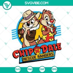 Chip And Dale SVG Files PNG DXF EPS, Chip And Dale Rescue Rangers SVG Files