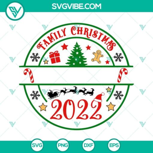 christmas family shirt svg family christmas 2022 svg christmas family name svg png dxf eps cut files 8 mockup