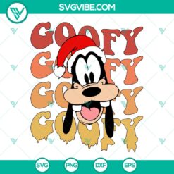 Christmas, Disney, SVG Files, Christmas Goofy Face Santa Hat SVG Image, Disney 2