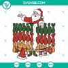 Christmas Holly Jolly SVG images with Santa Claus and Christmas elements for digital crafting projects.