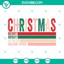 Christmas, SVG Files, Christmas Merry Bright Ho Ho Ho SVG Files, Christmas 2