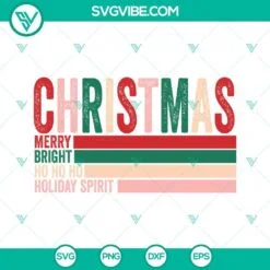 Christmas, SVG Files, Merry Christmas Ho Ho Ho SVG Images, Christmas Ball SVG 4