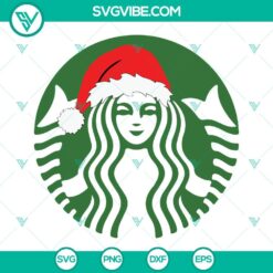 Christmas, Starbucks Cup Wrap, SVG Files, Christmas Starbucks Logo SVG File, 2