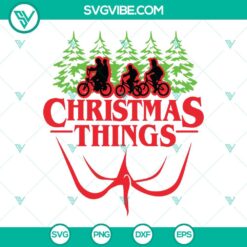 Christmas, SVG Files, Christmas Things SVG File, Stranger Things Christmas SVG 4