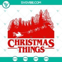 Christmas, Movies, SVG Files, Christmas Things SVG Files, Stranger Things 5