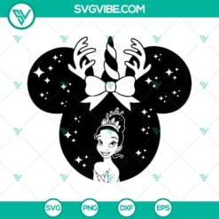 Christmas, Disney, SVG Files, Christmas Tiana SVG Download, Tiana Princess 7