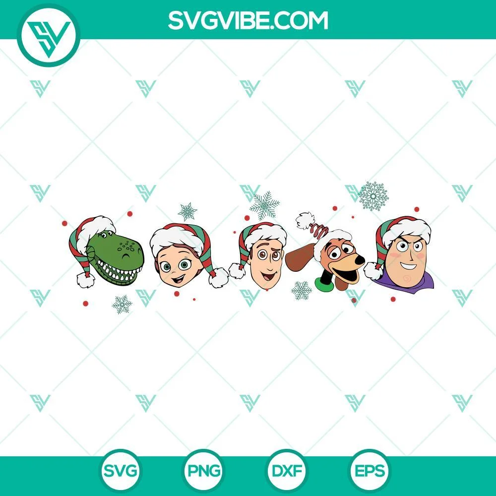 Christmas, Disney, SVG Files, Christmas Toy Story SVG Download, Merry Christmas 1