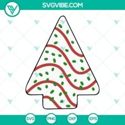 Christmas, SVG Files, Oh Christmas Tree Cake SVG Images, Little Debbie SVG 3