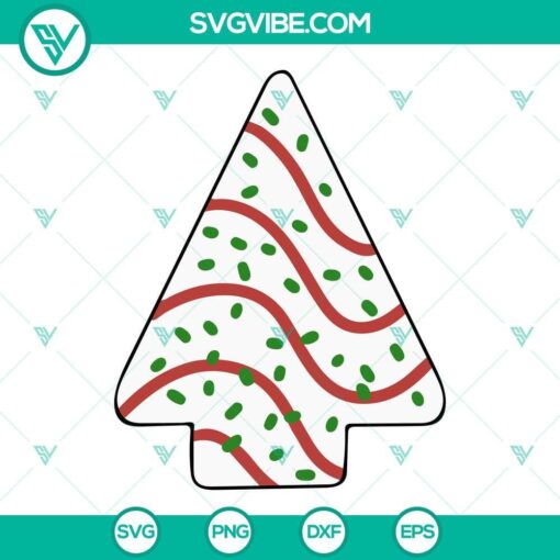 christmas tree cakes svg bundle little debbie christmas tree cakes svg png dxf eps vector clipart 1 mockup