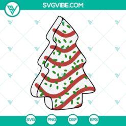 Christmas Tree Cakes SVG Download Bundle, Little Debbie Christmas Tree 4