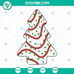 Christmas Tree Cakes SVG Download Bundle, Little Debbie Christmas Tree 6