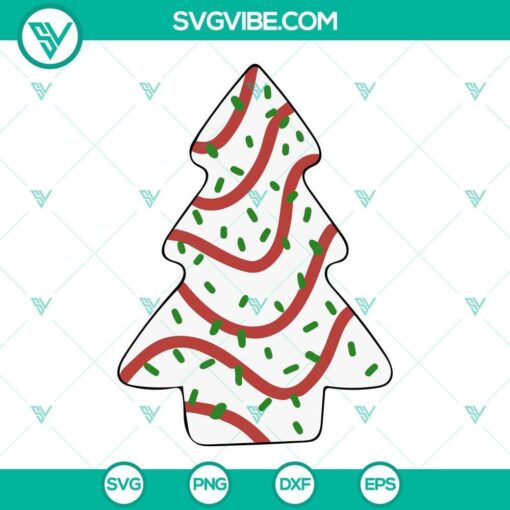 christmas tree cakes svg bundle little debbie christmas tree cakes svg png dxf eps vector clipart 5 mockup