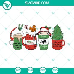 Christmas, SVG Files, Christmas Vacation SVG Image, Christmas Coffee Cup SVG 2