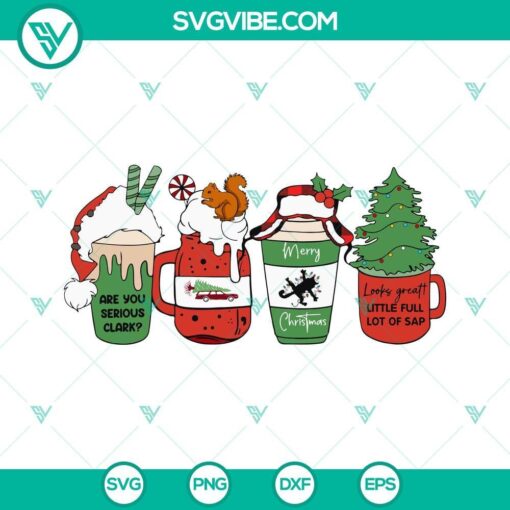 christmas vacation svg christmas coffee cup svg christmas movie coffee svg merry christmas shitter s full svg are you serious clark svg 3 mockup