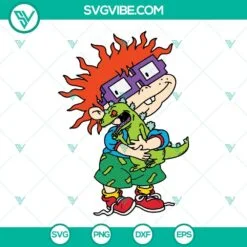 Cartoons, SVG Files, Rugrats Friends SVG Download, Chuckie Finster SVG Download 3