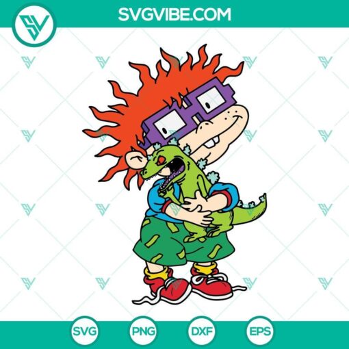 chuckie finster rugrats svg png dxf eps cricut silhouette 8 mockup