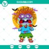 Chuckie Finster Zombie from Rugrats Halloween SVG with spooky design, ideal for Halloween decor, costumes, and crafts.