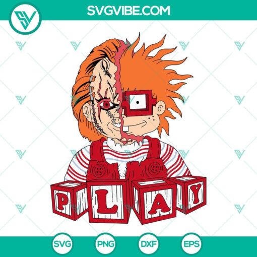 chucky and chuckie finster rugrats svg chucky child s play svg halloween svg 7 mockup