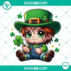 Chucky Patrick Day and Horror Movie PNG images with creepy doll character, perfect for Halloween designs and horror movie fanatics.