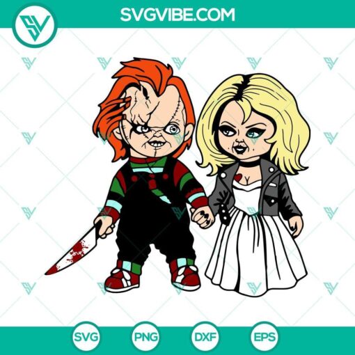 chucky svg chucky and tiffany svg chucky svg bundle horror movie halloween svg file for cricut 6 mockup